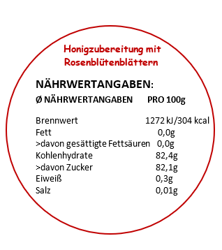 5. BeeFusion - Rosenblüten x Honig