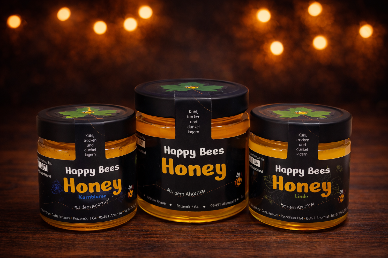 1. Sortenhonige & purer Honig