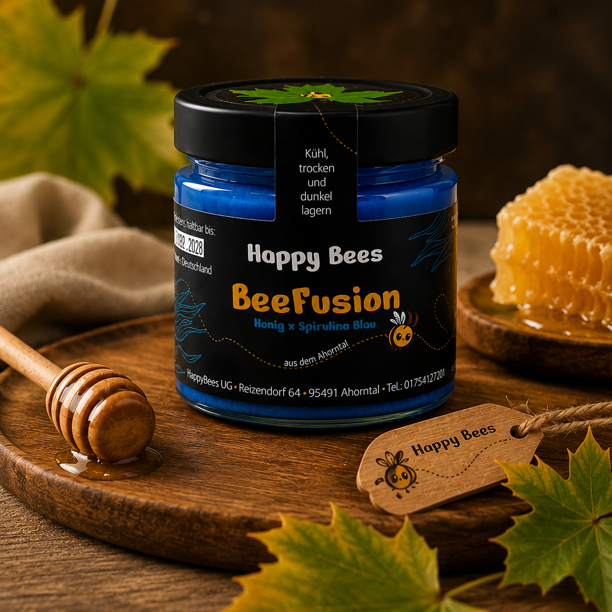 BeeFusion Spirulina Blau