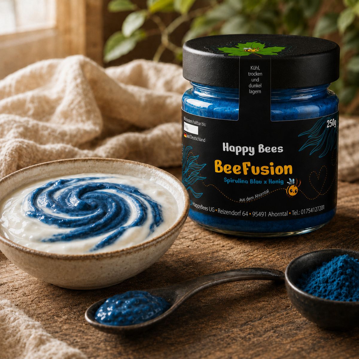 BeeFusion Spirulina Blau