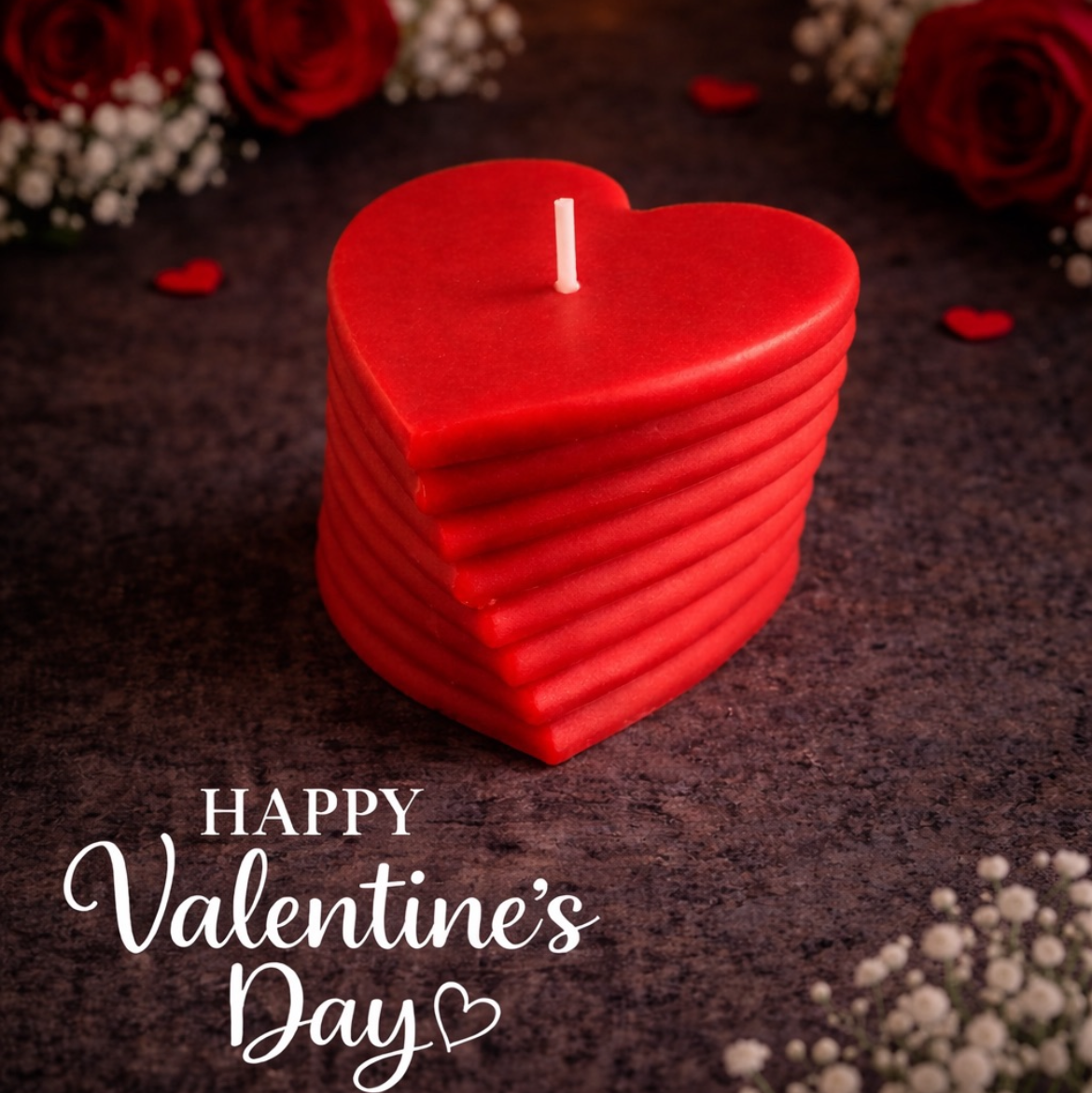 Valentins-Kerze „Liebesgruß“❤️
